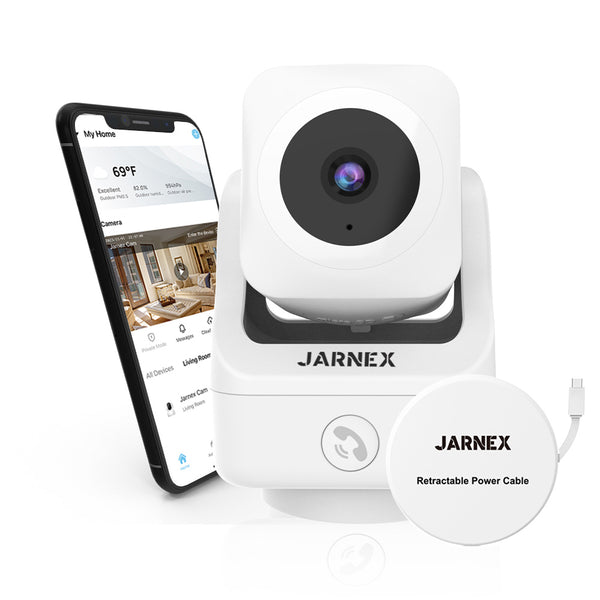 4MP 2K Indoor Pan-Tilt 360° Security Camera, Baby/Pet Monitor, Color Night View, BlueTooth Quick Link, One Button Call, Motion Detection, Local/Cloud Storage, Works with Alexa & Google Home